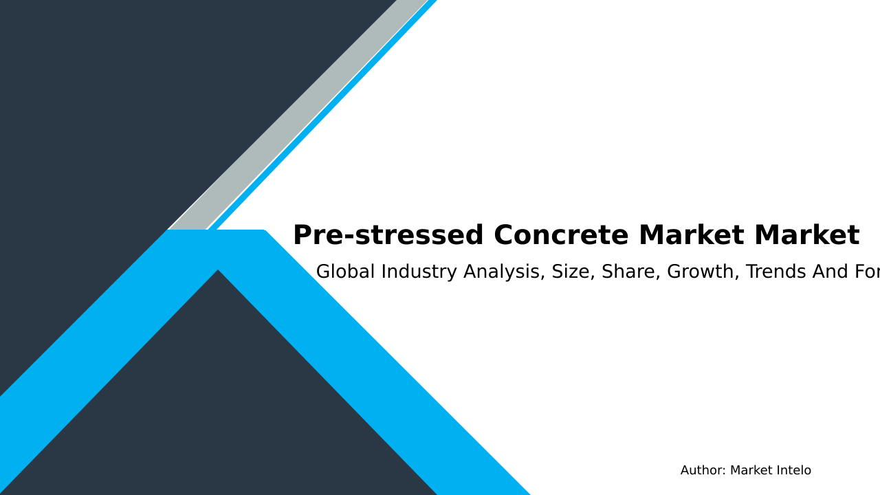 Pre-stressed Concrete Market Research Report 2033