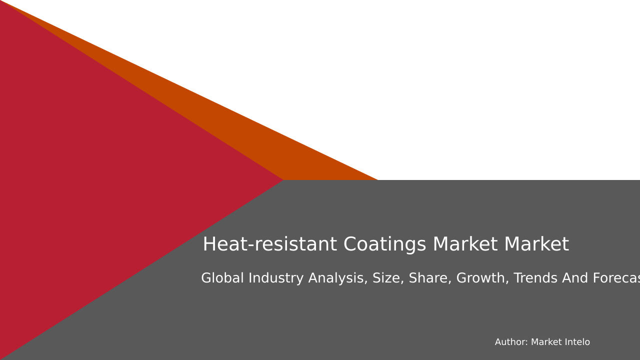 Heat-resistant Coatings Market Research Report 2033