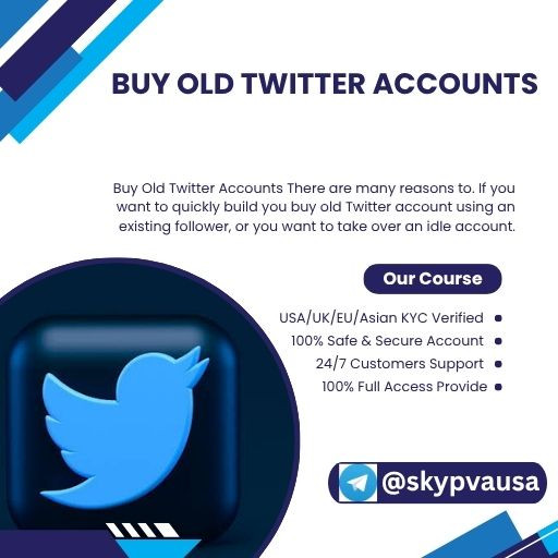 Buy Old Twitter Accounts Profile Picture